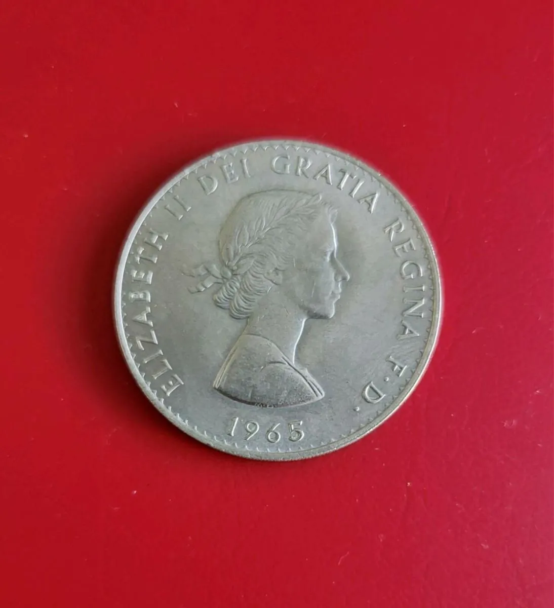 1965 Churchill Crown in uncirculated condition. - Image 2