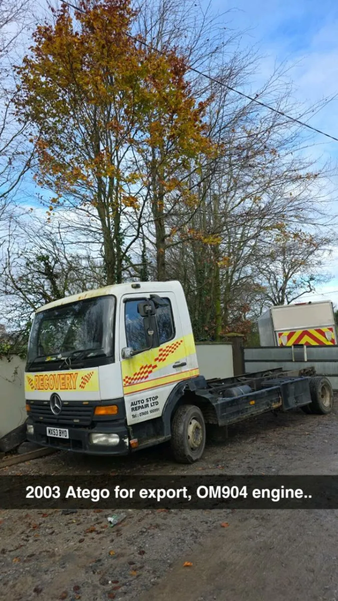 Mercedes Atego 815 Chassis Cab (Export or Parts) - Image 1