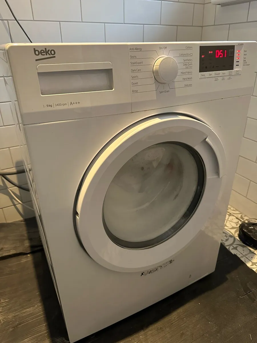 Beko A+++  9KG Washine Machine - Image 1