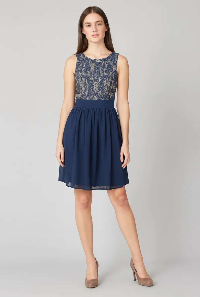 BRAND NEW Ladies Powder Blue Dress: Size 8