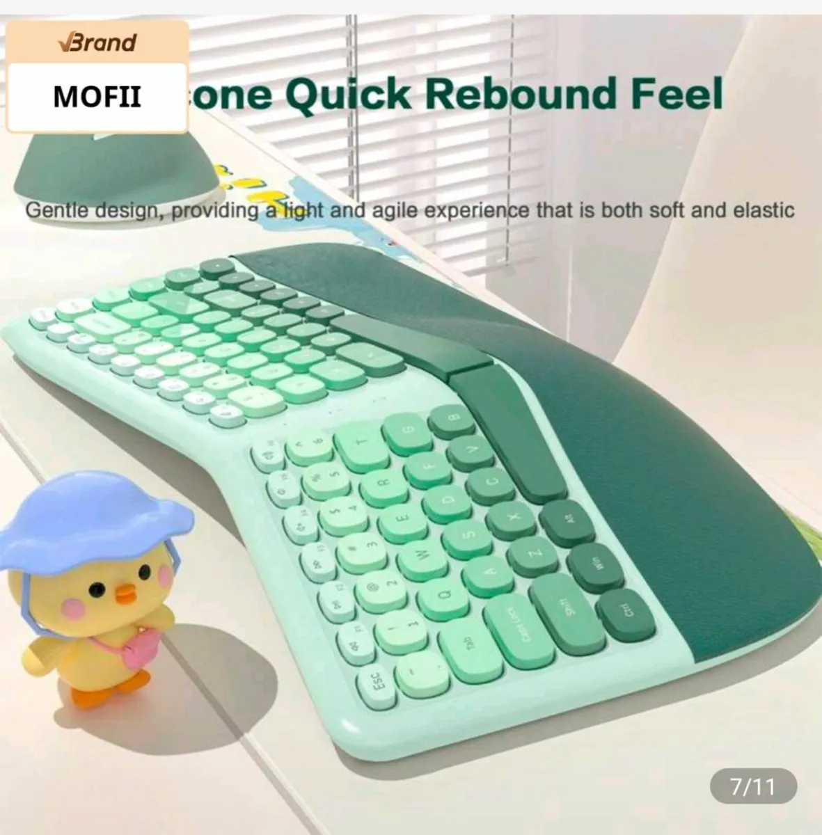 MOFII Ergonomic keyboard - Image 4