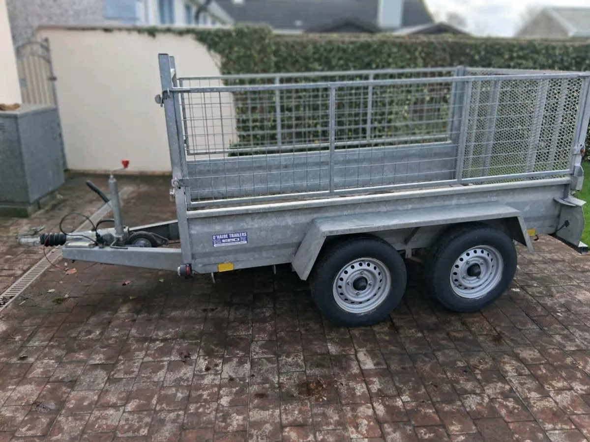 8ft  2ins  x 4ft 6ins Galvanised trailer - Image 4
