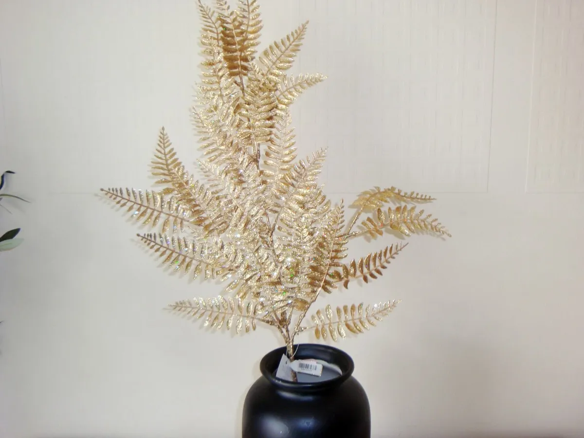 Gold glitter stems - set of 6 - NEW - Image 1