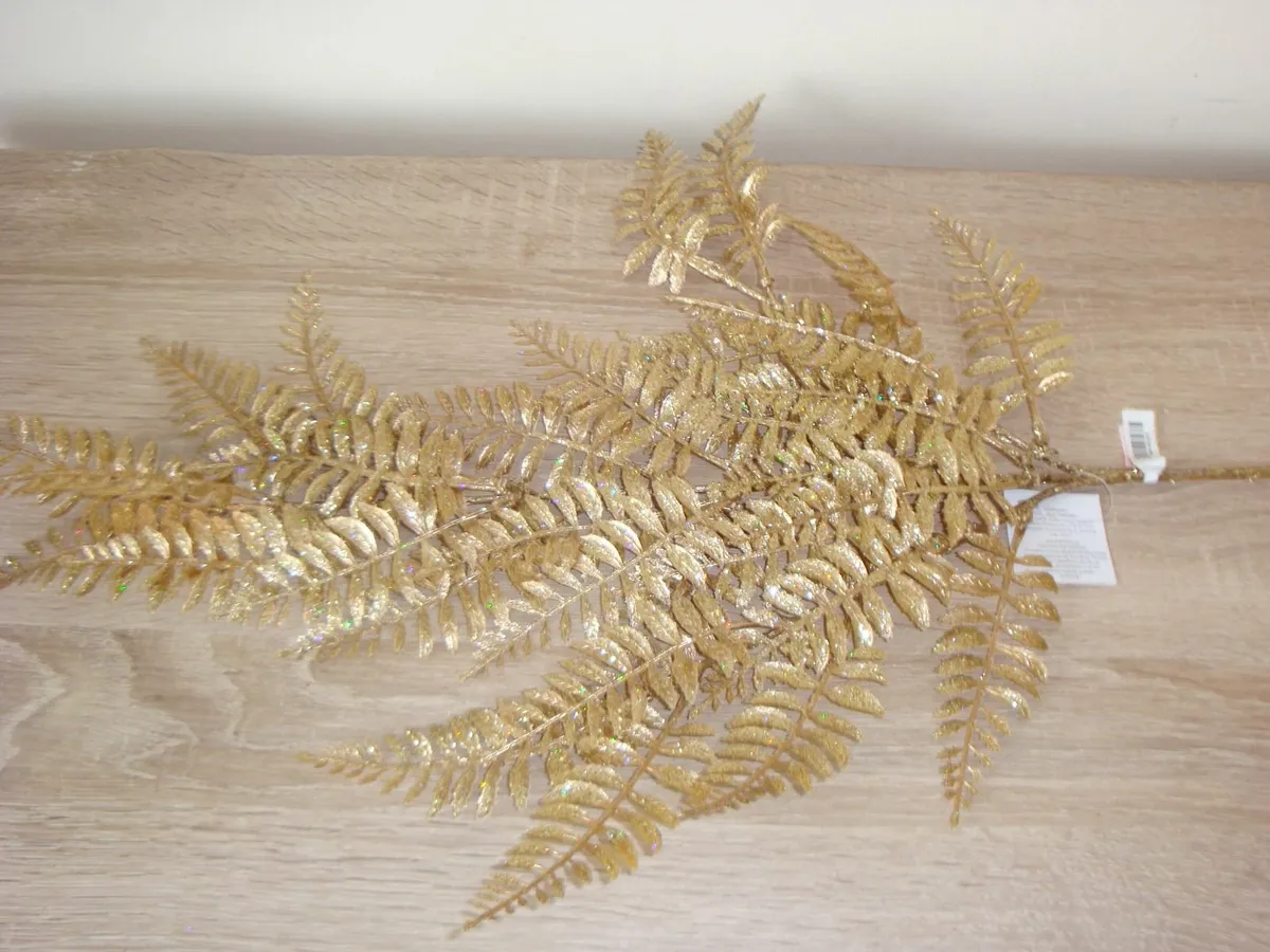 Gold glitter stems - set of 6 - NEW - Image 2