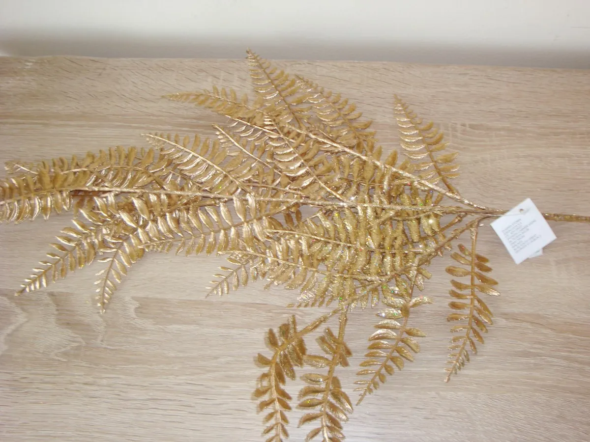 Gold glitter stems - set of 6 - NEW - Image 4