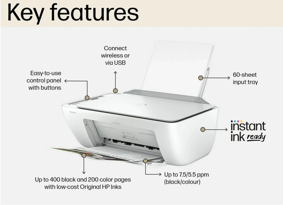 HP DESKJET 2810e WIFI All-in-One Print from Phone - Image 4