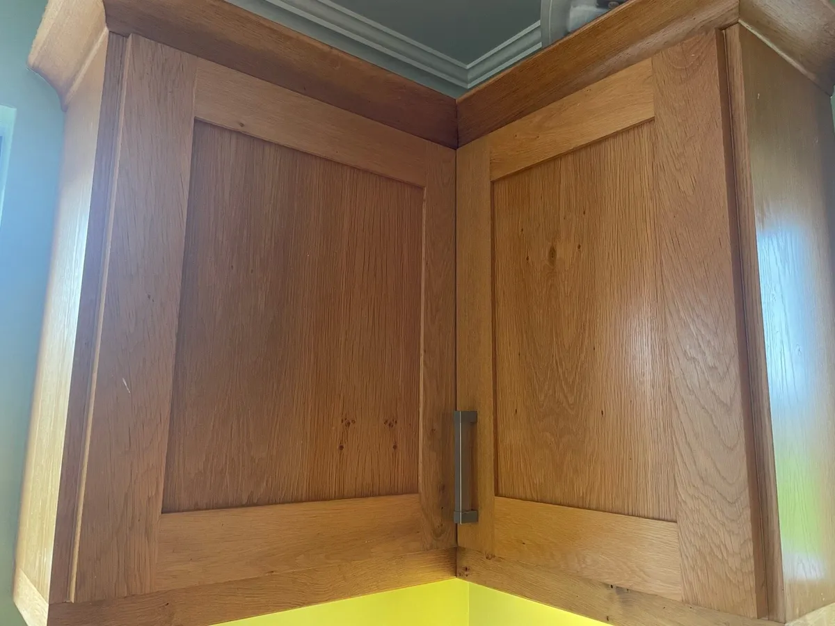 Solid oak kitchen doors and drawers - Image 4