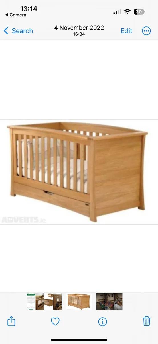 Baby Cot - Image 1