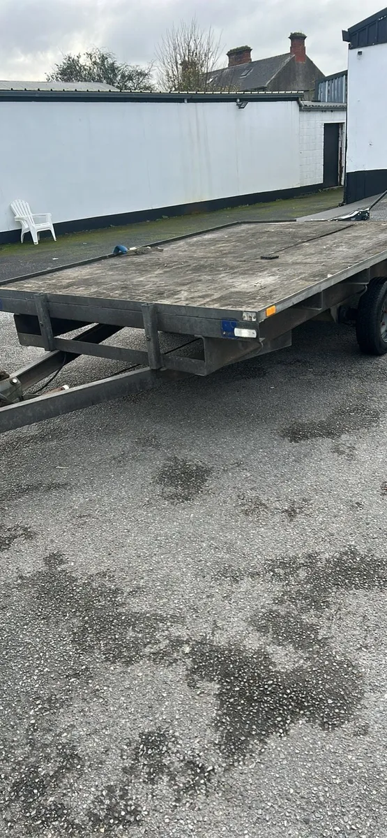 14 x6”6 ft lyton beaver- tail car transporter - Image 2