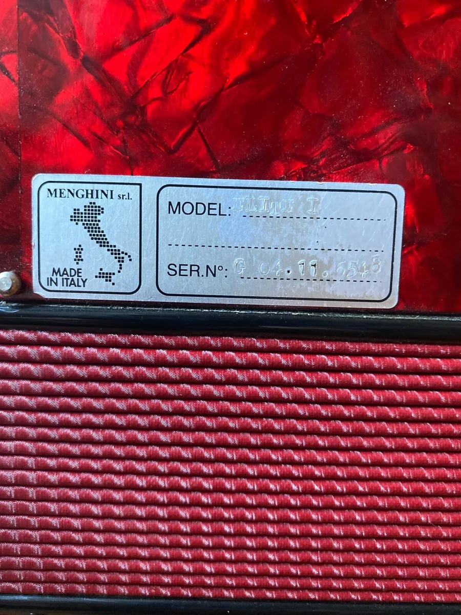 Red Paolo Soprani Accordian - Image 4