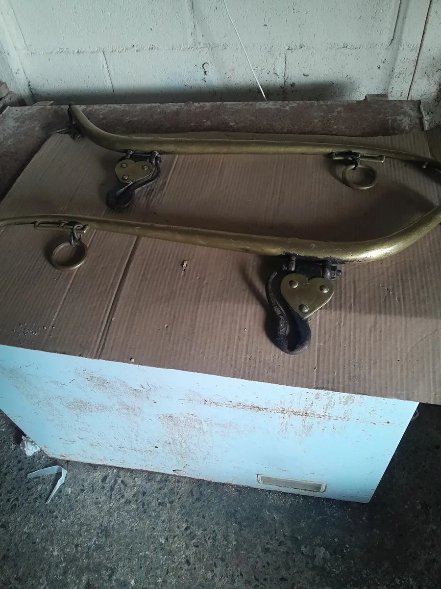 Set of solid brass  carrage  hames - Image 1