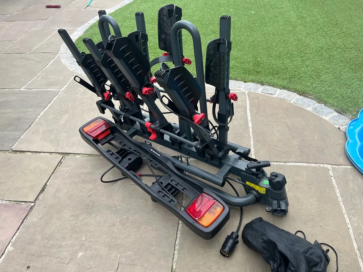 Halfords exodus 4 bike towbar rack - Image 1