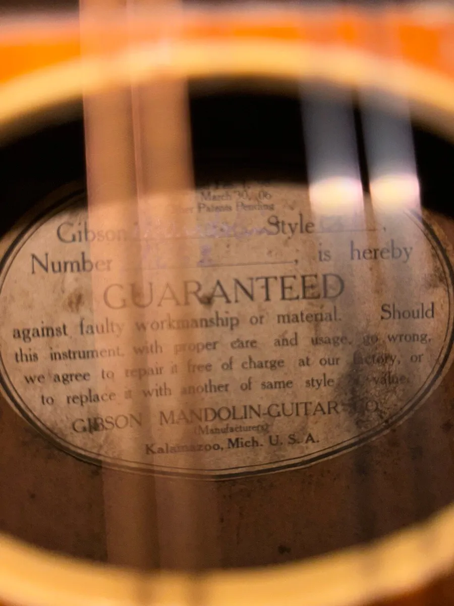 1912 Gibson A1 - Image 3