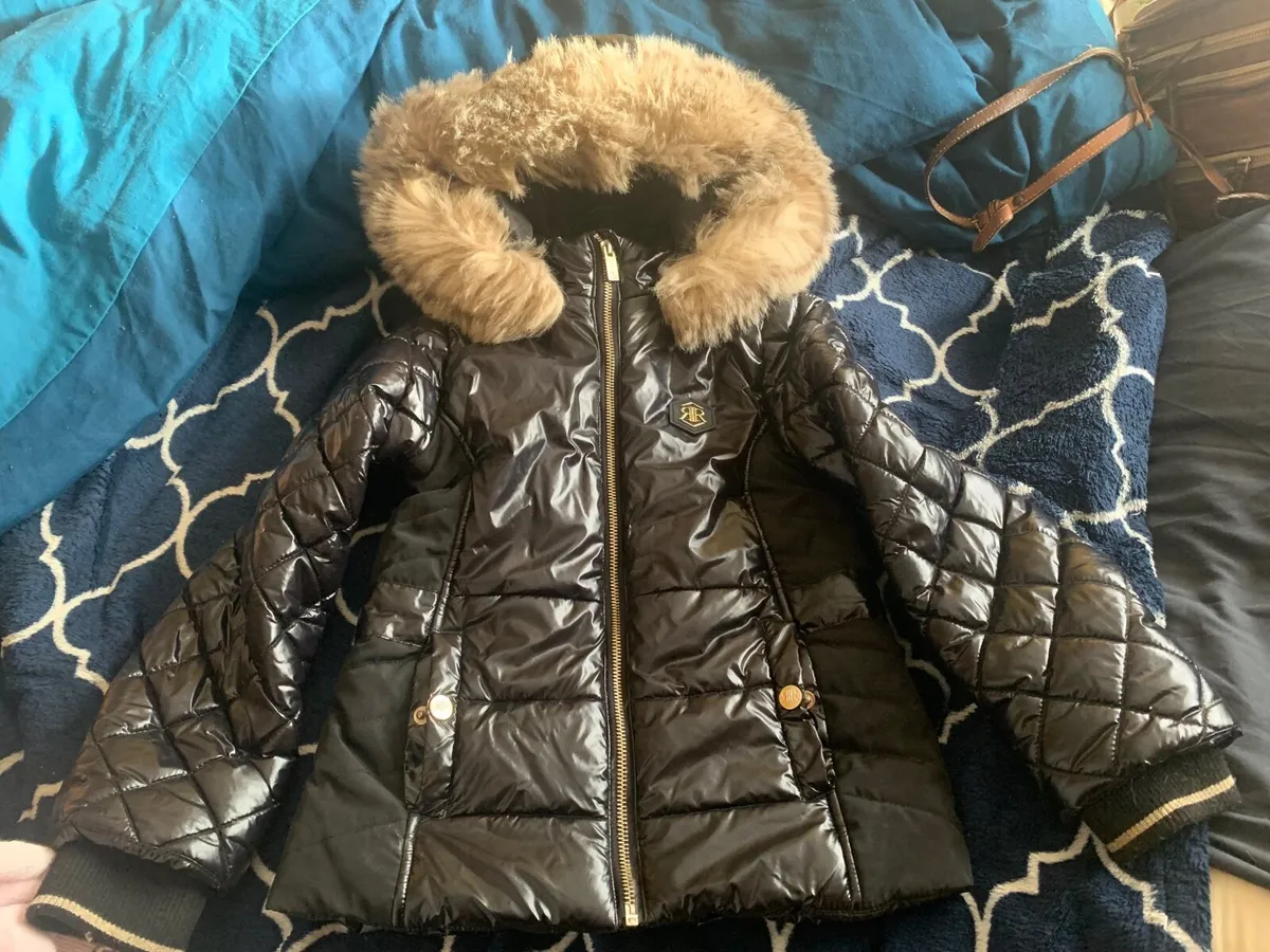 Girls coat age 7-8 River Island - Image 2