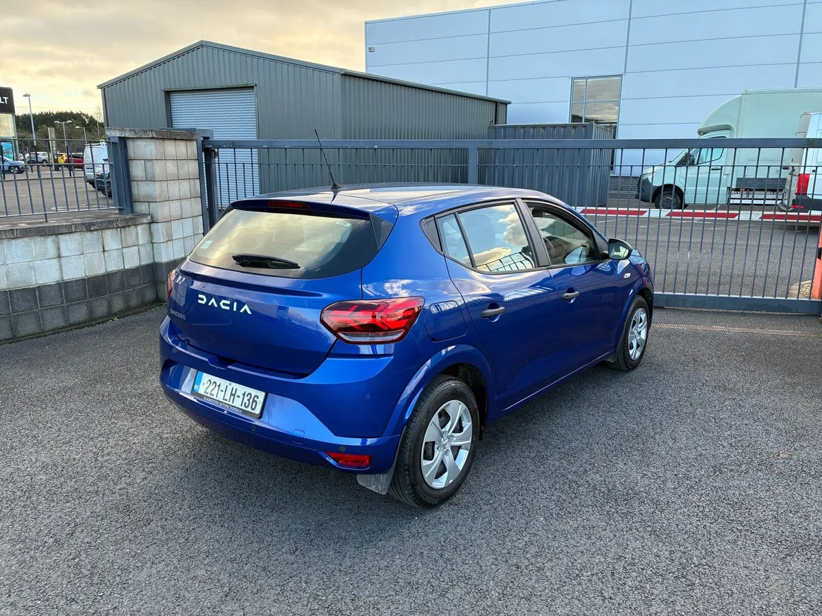 221 Dacia Sandero 1.0petrol Nct and tax low km - Image 2