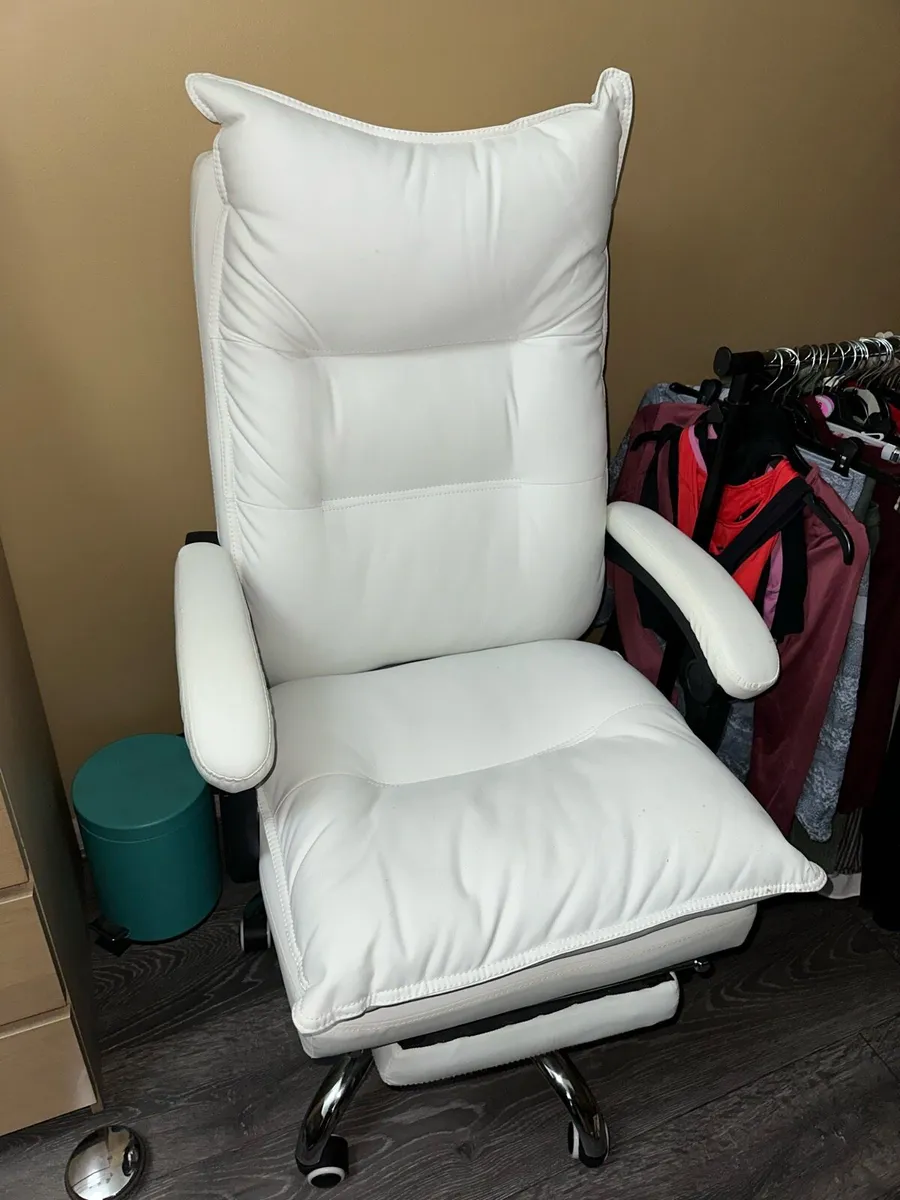 White Office Chair - Image 2