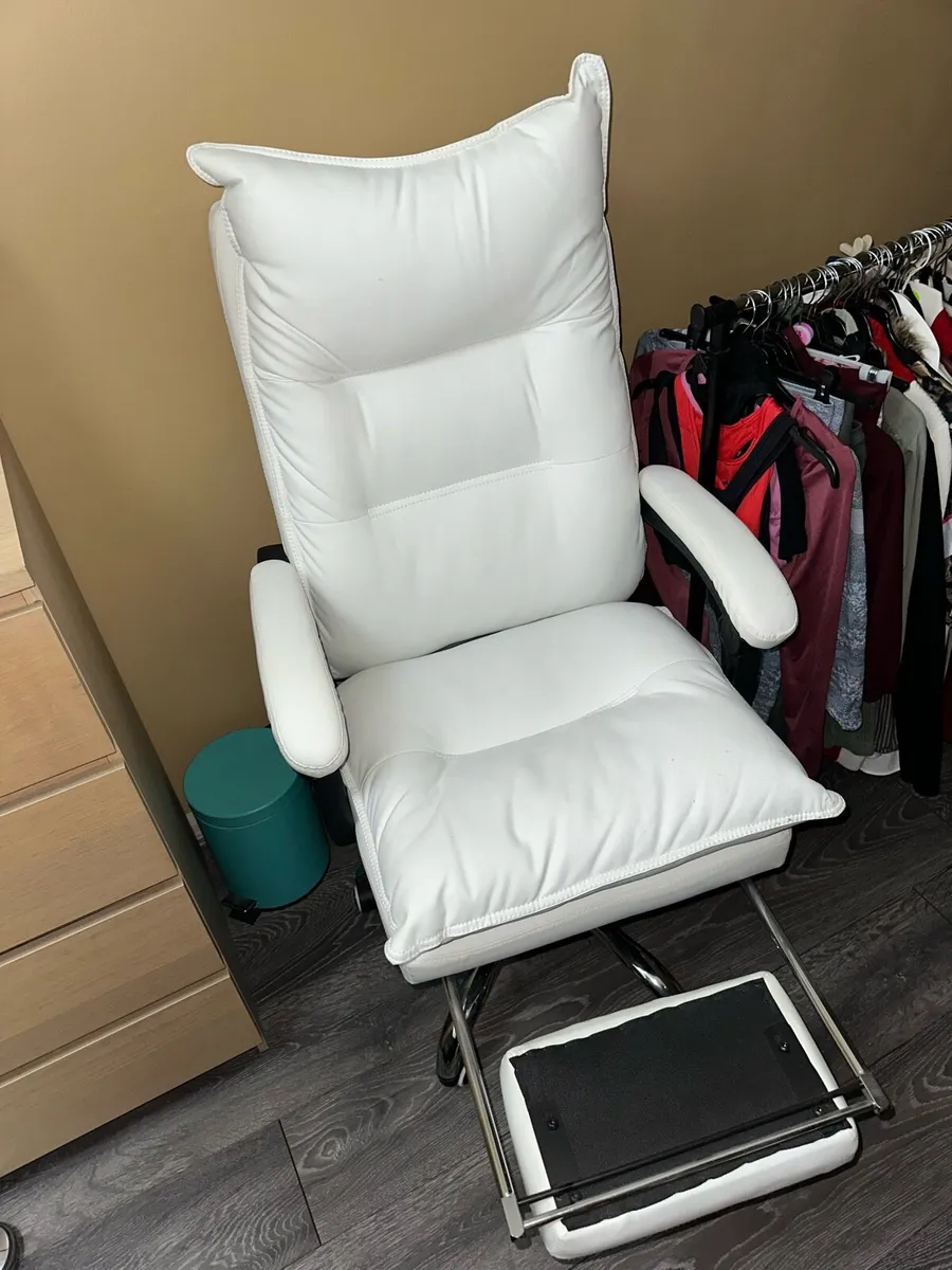 White Office Chair - Image 3