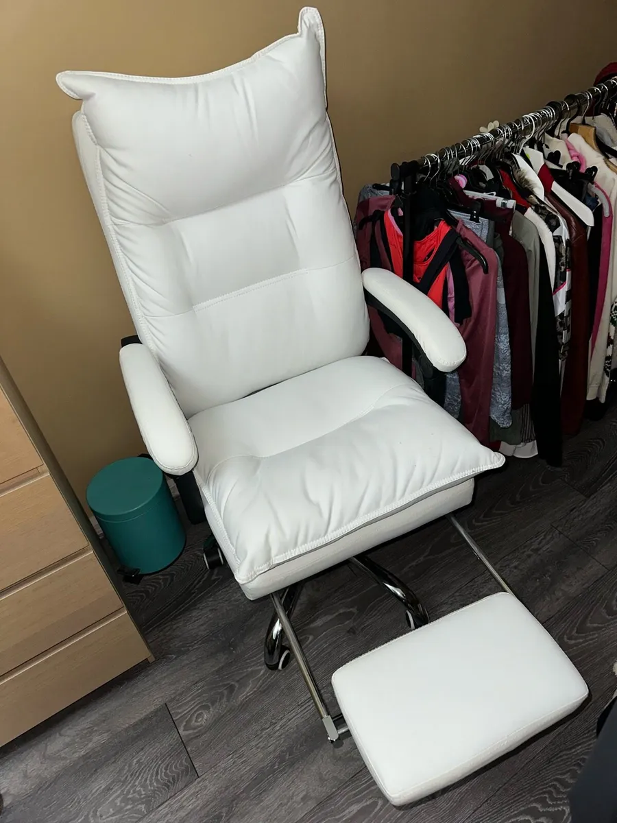 White Office Chair - Image 1