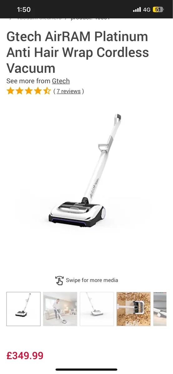 Top of the line cordless vacuum - Image 1
