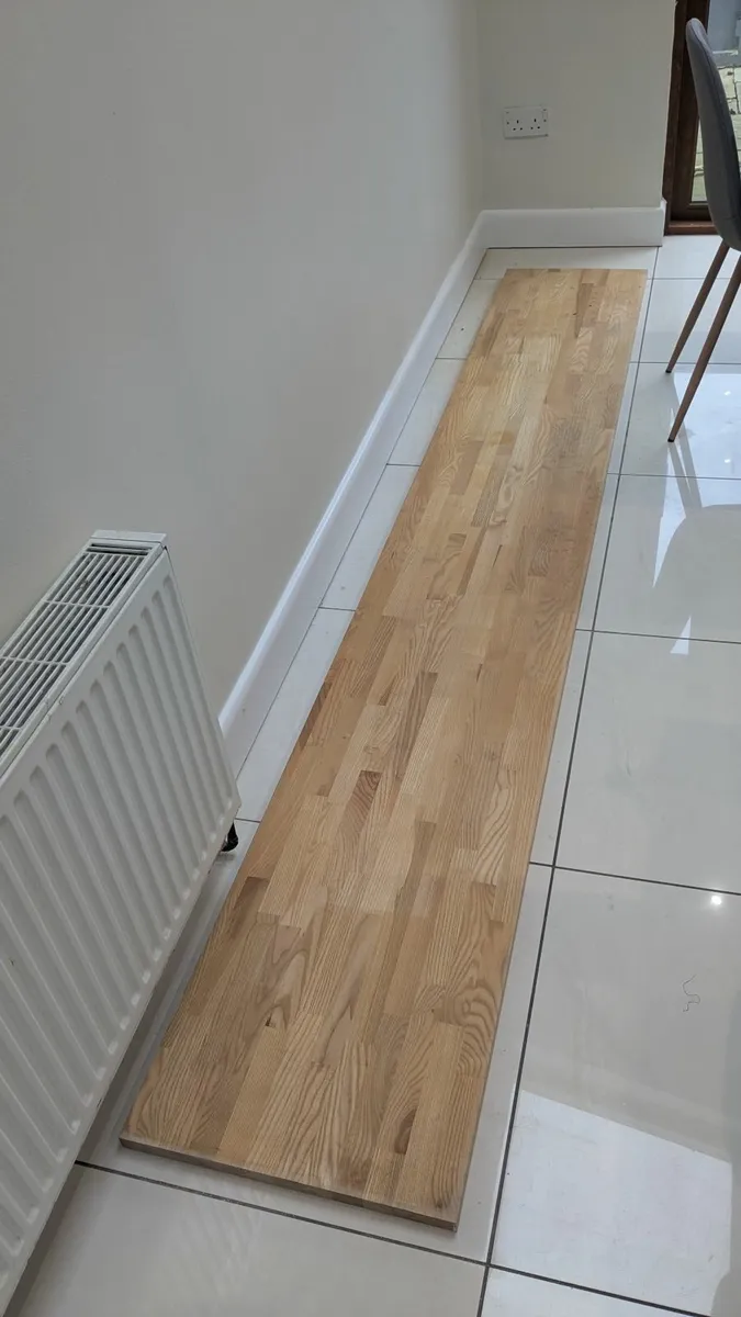 2x Solid Oak Butchers Block - Image 2