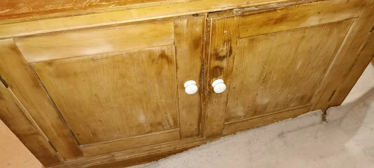 Old Solid Pine Unit - Image 1