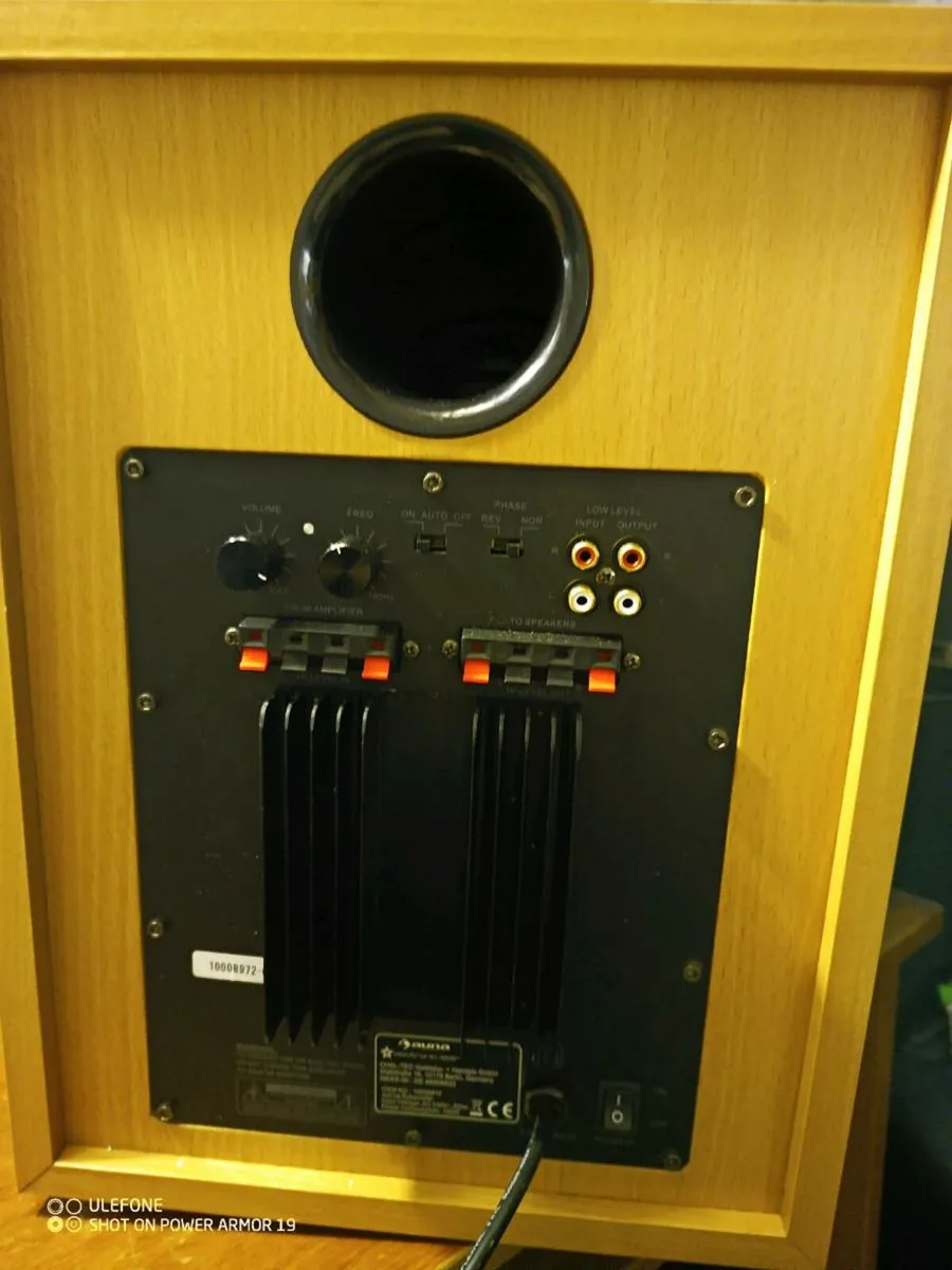 Auna powered surround sound bass speaker - Image 2