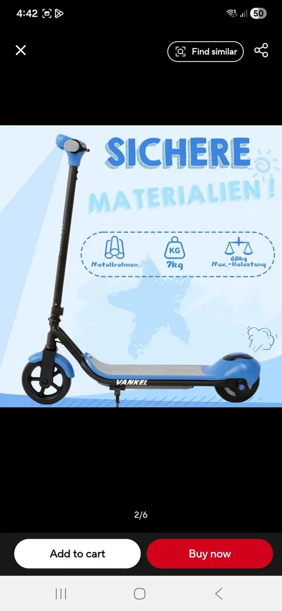 Kids electric scooters brand new two there - Image 4