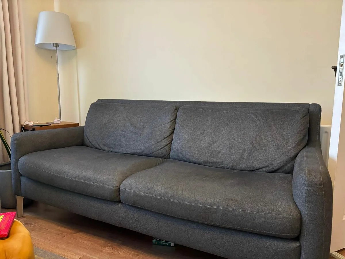 Natuzzi Couch & Armchair - Image 1