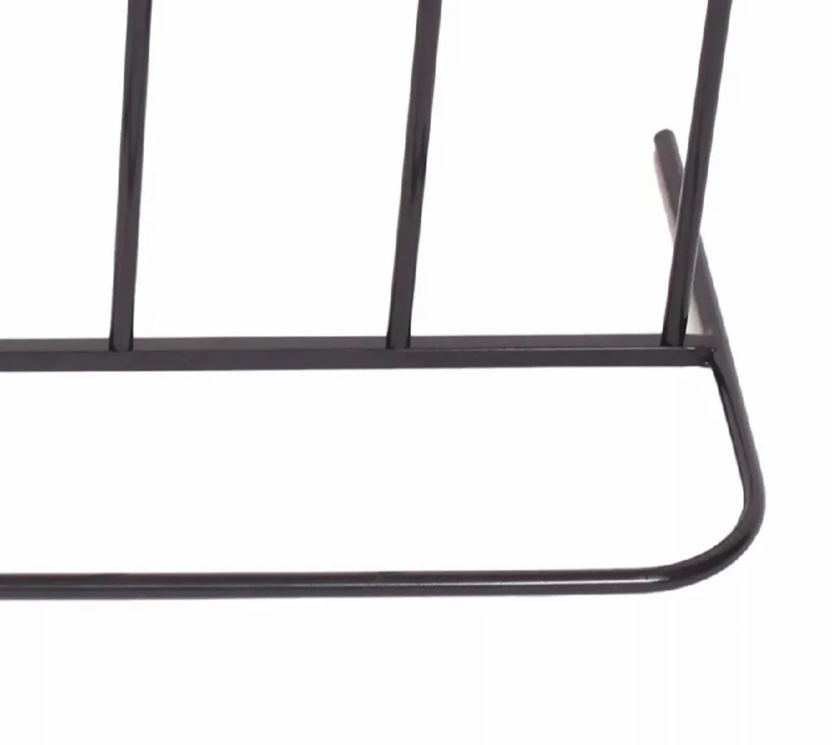 Welly Boot Rack (Holds 4 Pairs) Steel Black - Image 4