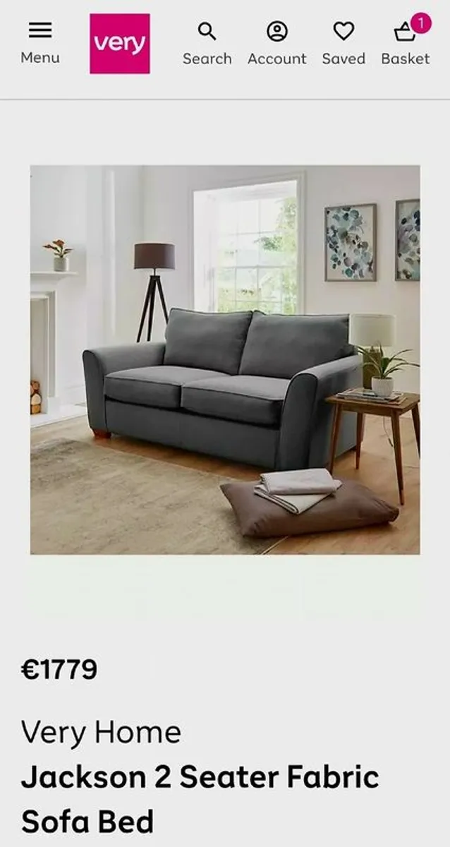 Sofa bed like new RRP 1779 - Image 2