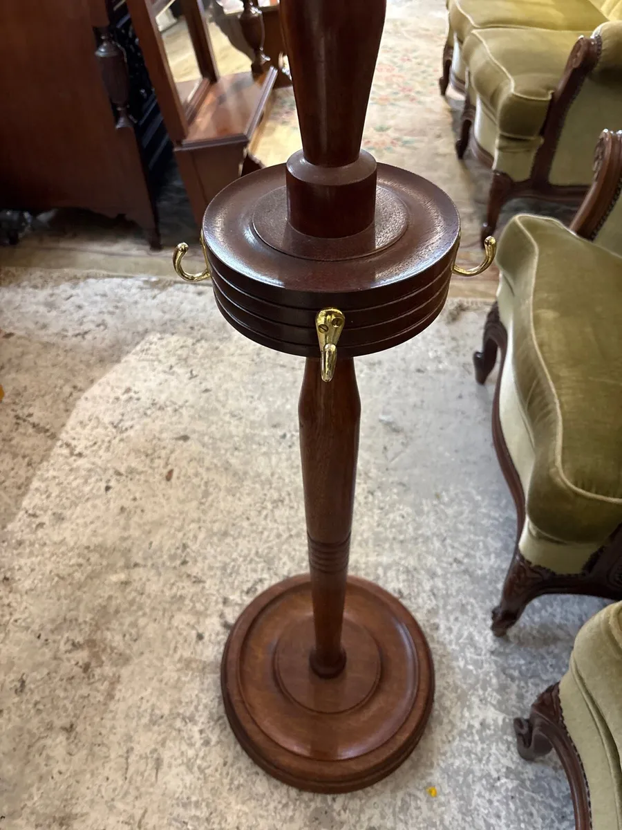 1960s teak coat stand - Image 2