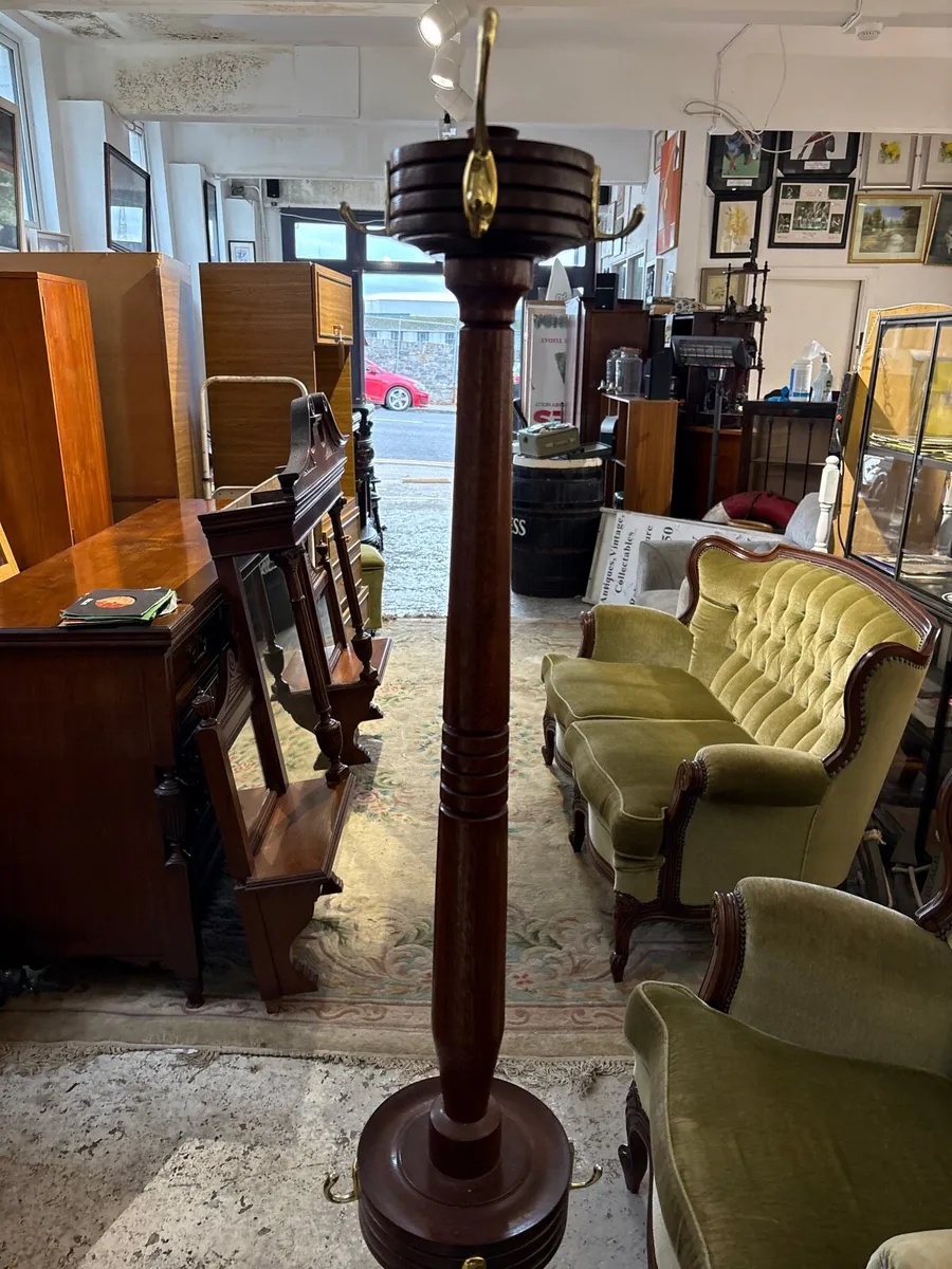 1960s teak coat stand - Image 3