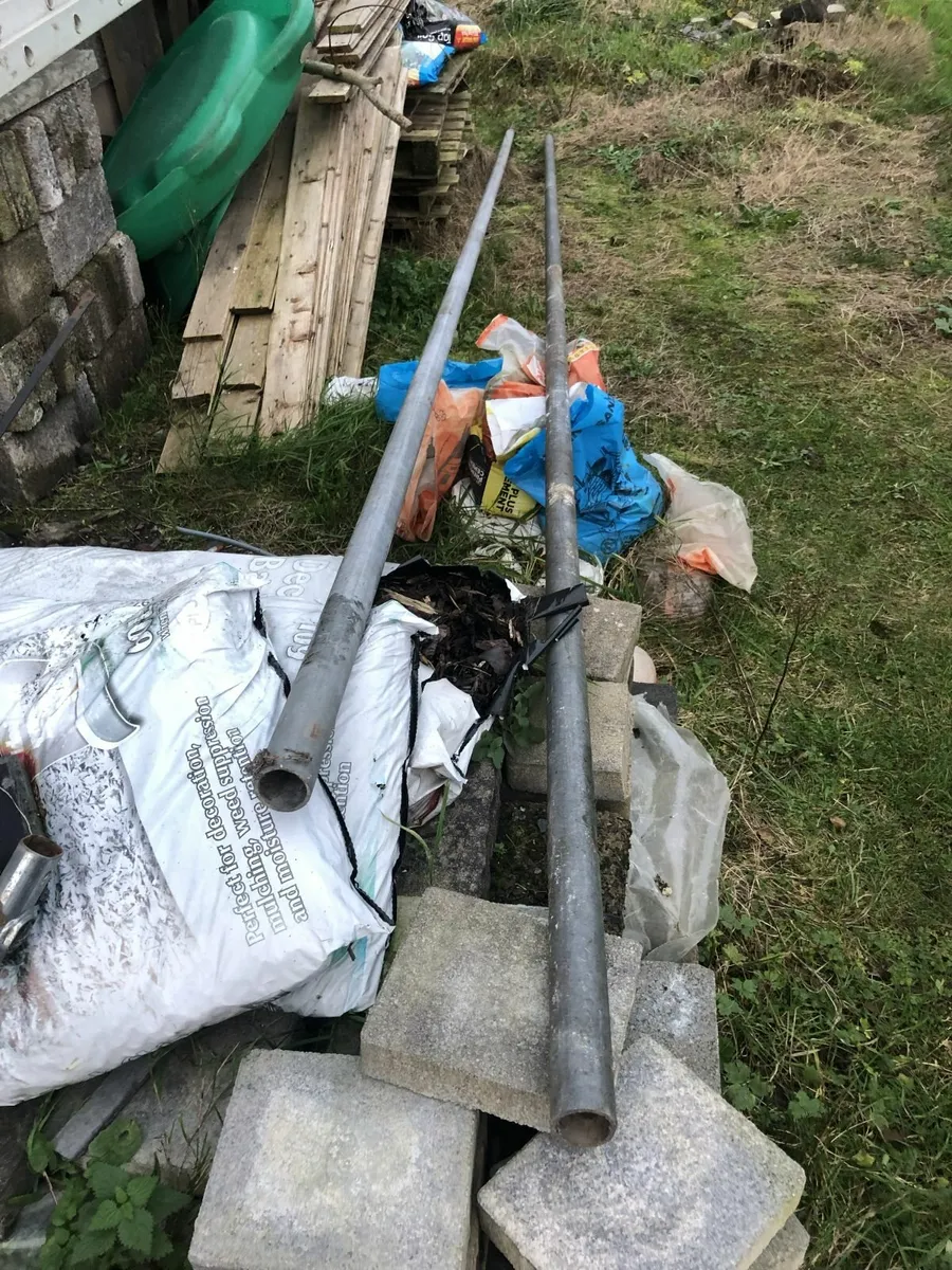 18ft/5.50m Scaffolding Tube/Stay, Galvanised Steel - Image 1