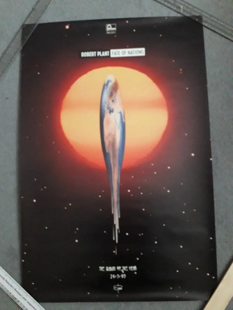 Page & Plant Led Zeppelin Original Promo Posters - Image 2