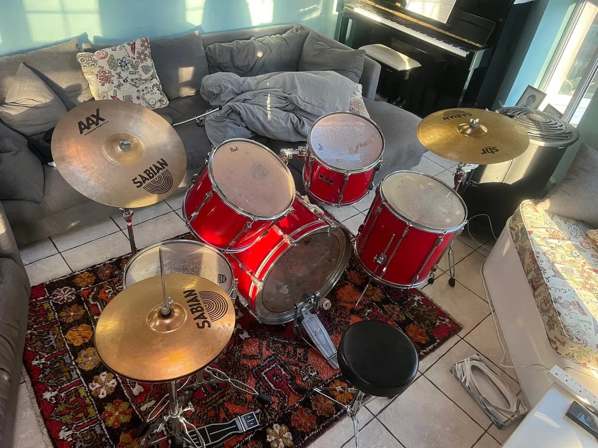 Pearl Export Series Drum Kit – Great Condition - Image 2