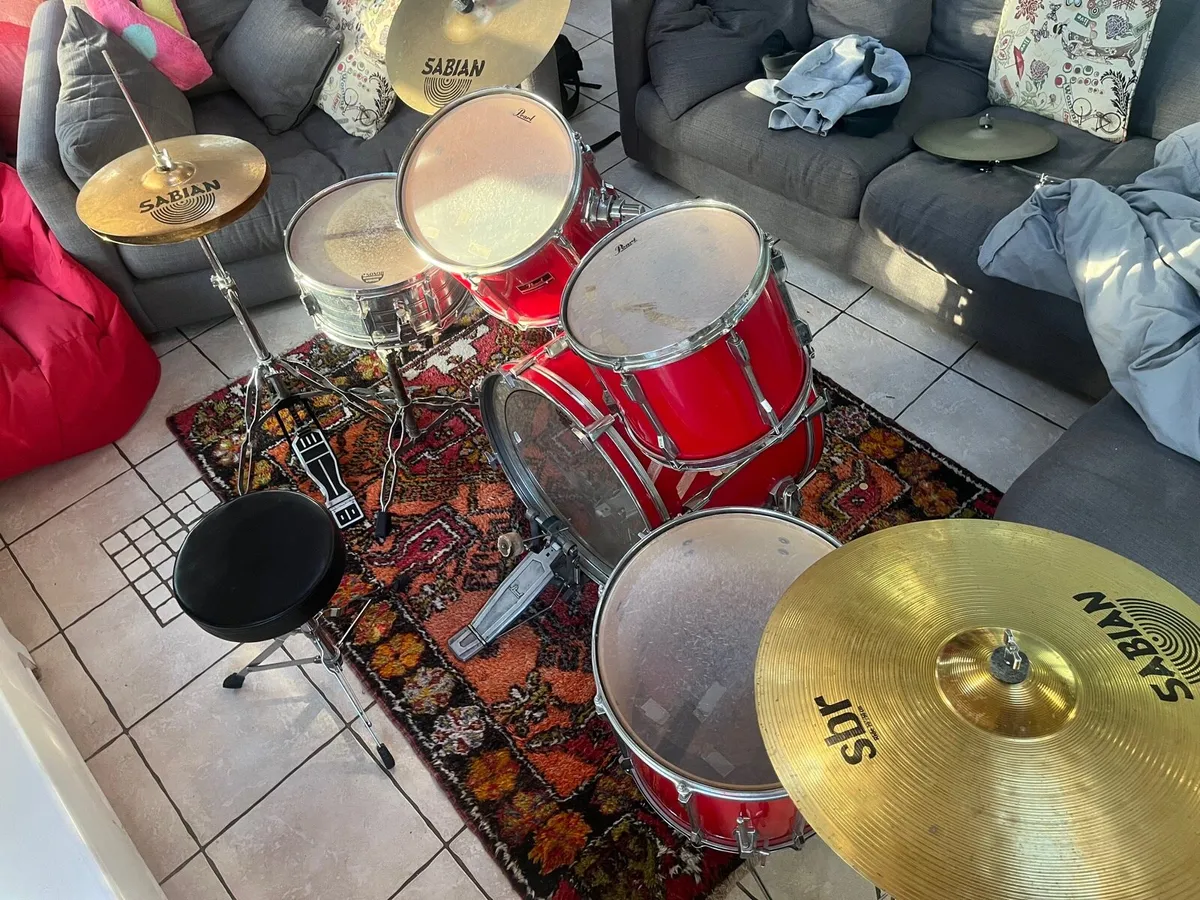 Pearl Export Series Drum Kit – Great Condition - Image 3