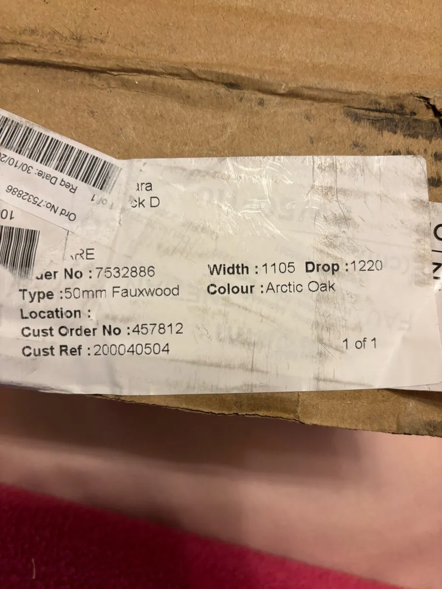 Faux wooden window blinds - Image 2