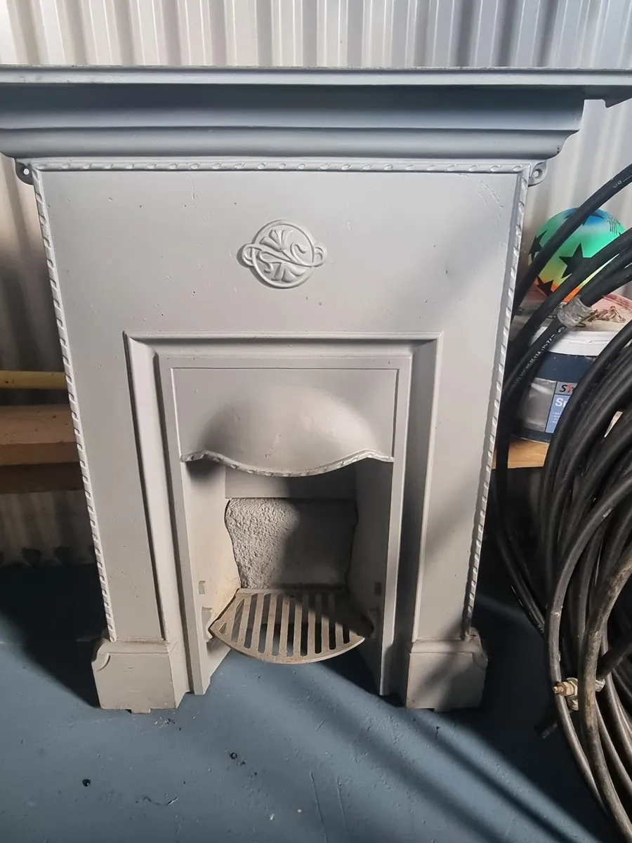Antique Cast Iorn Fireplace - Image 1