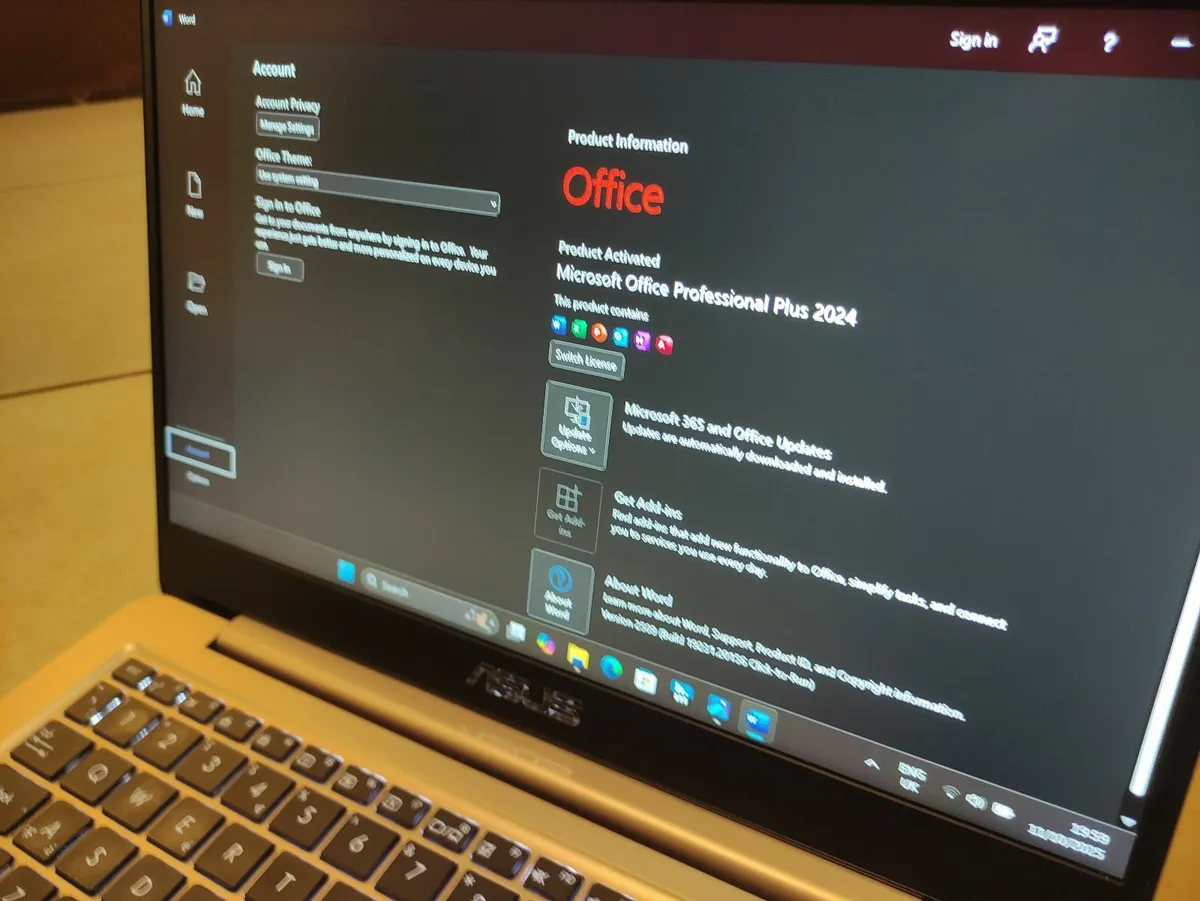 Asus ZenBook Battery 7H Turbo Microsoft Office Pro - Image 3