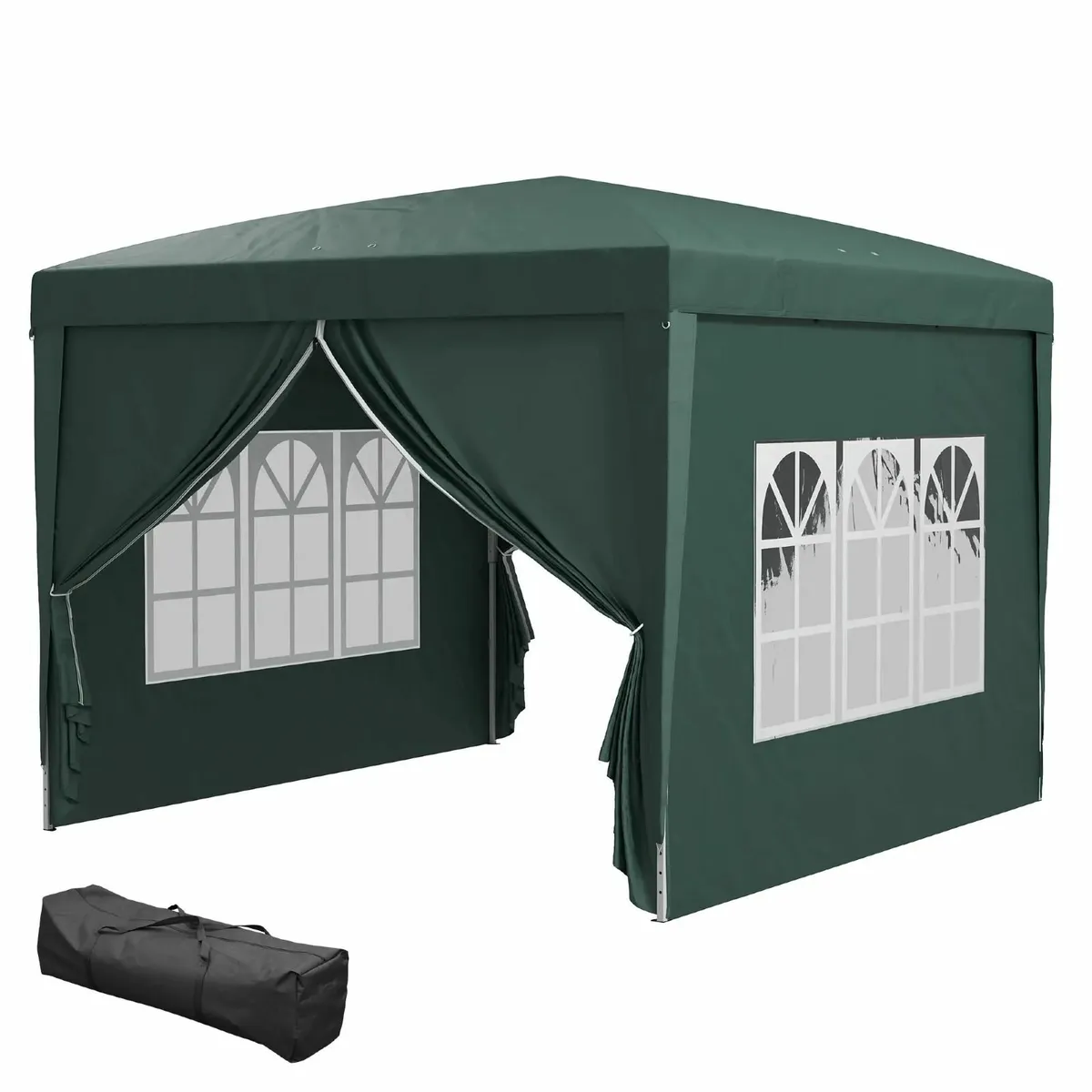 3x3m Pop Up Gazebo with Carry Bag and 4 sides - Image 1
