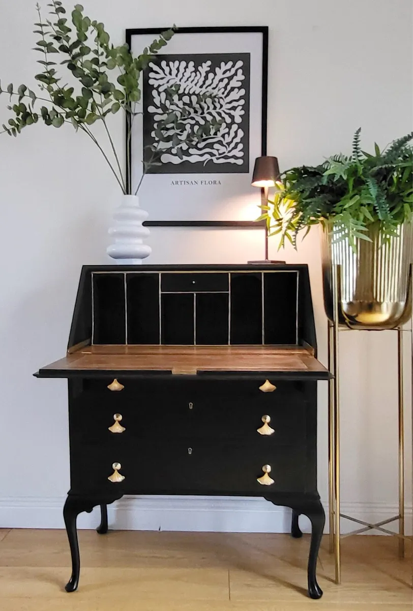 Beautiful antique writing bureau - Image 3