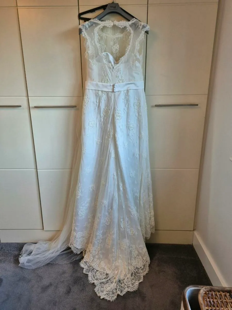 Wedding Dress and Veil - Image 2