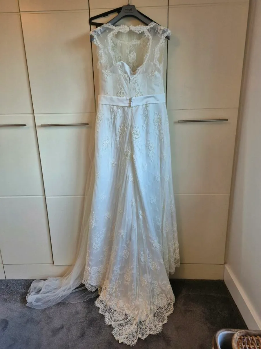 Wedding Dress and Veil - Image 3