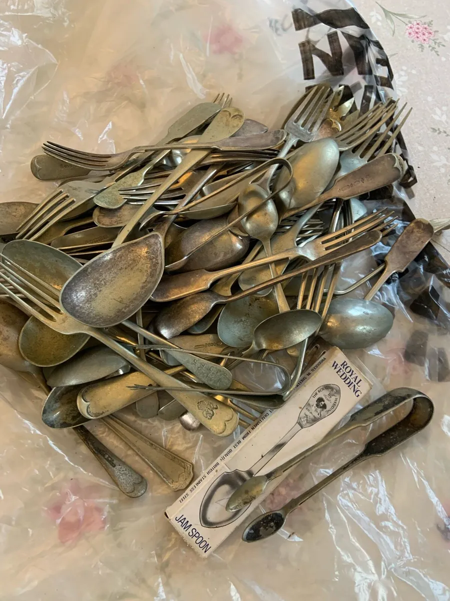 Antique Cutlery mixed lot as found - Image 1