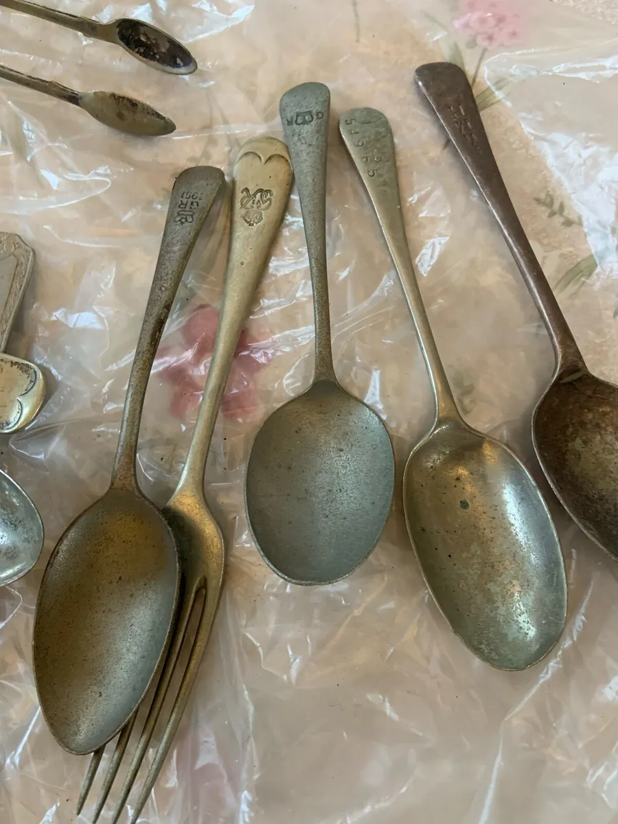 Antique Cutlery mixed lot as found - Image 2