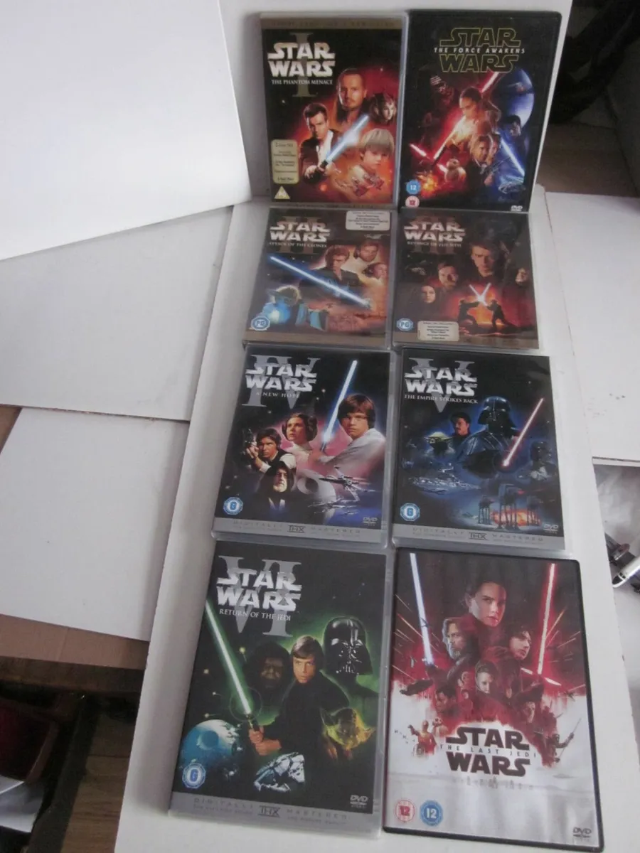 Star Wars 1-6 Dvd Set + Others - Image 1
