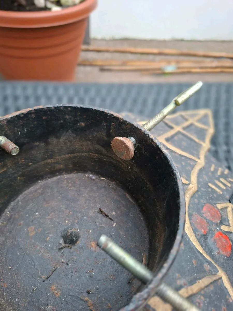 Vintage Cast Iron Christmas Tree Stand - Image 4