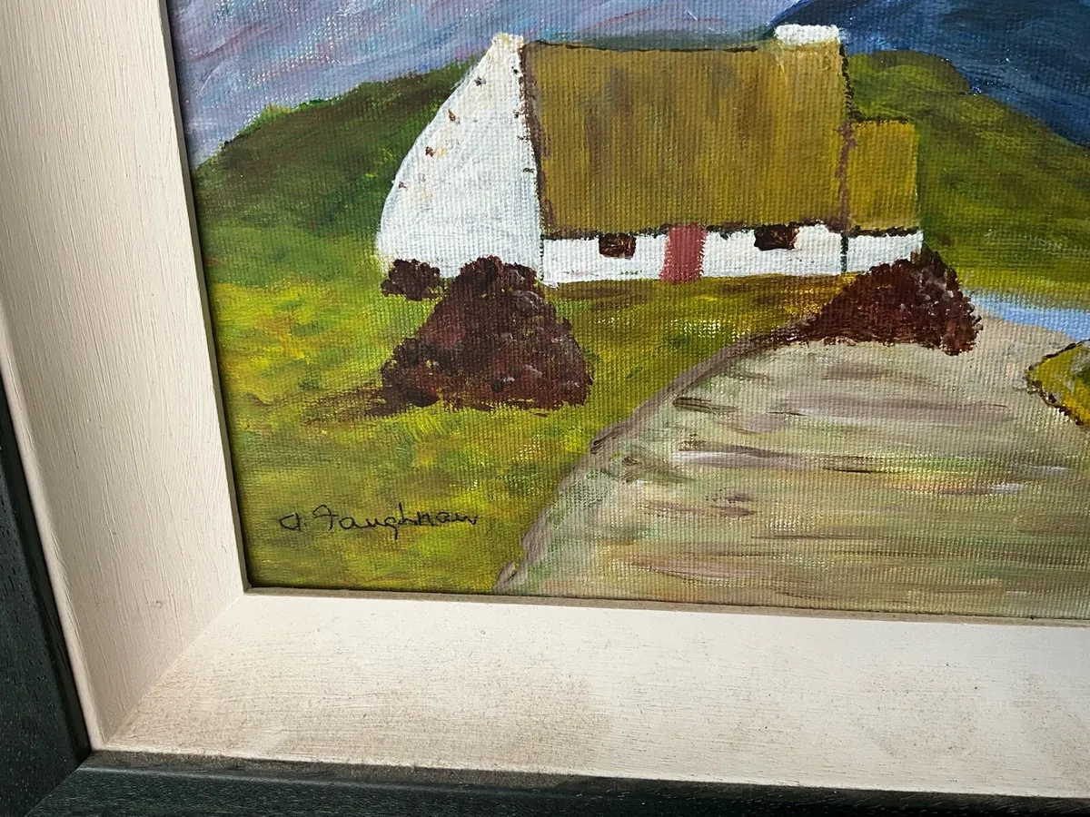 Irish Art - Cottage Scene - Image 2