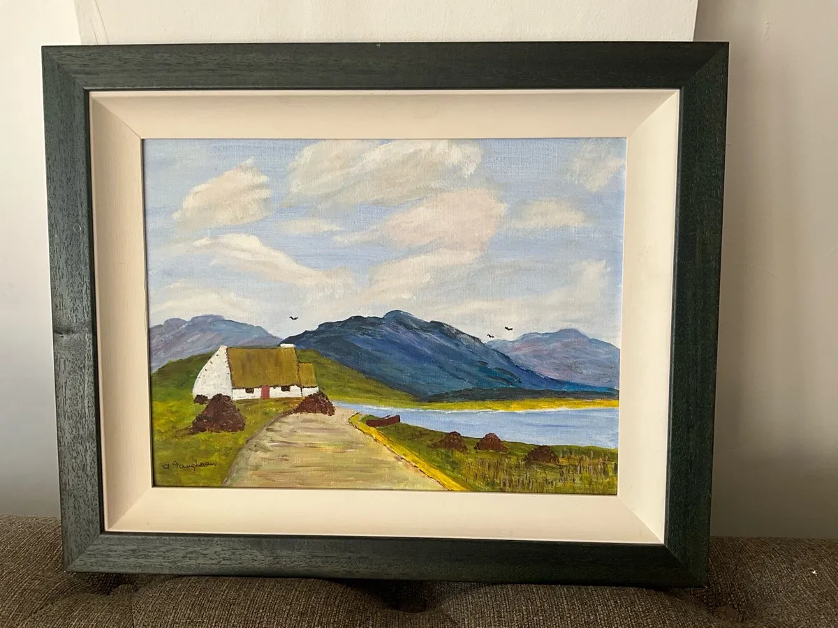 Irish Art - Cottage Scene - Image 3