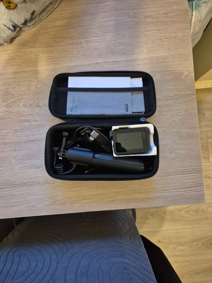 gopro black 9 camera, gopro volta battery tripod grip, case - Image 2